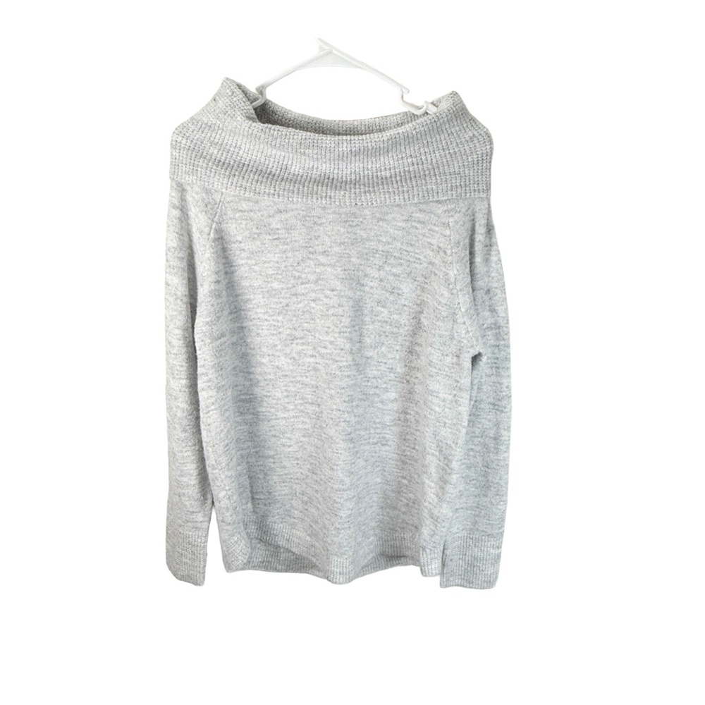 Staccato Light Gray Off-the-Shoulder Sweater